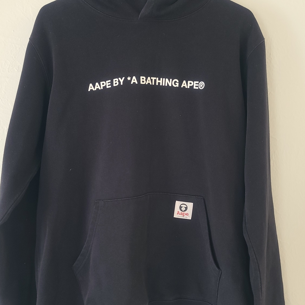 AAPE by A Bathing Ape Black Men's Sweater